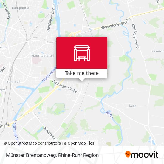 Münster Brentanoweg map