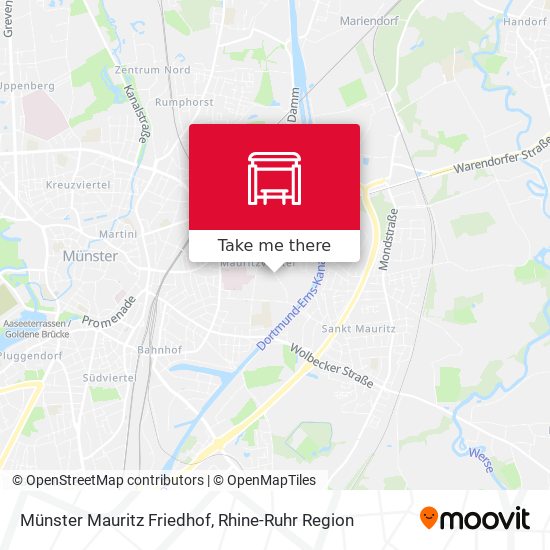 Münster Mauritz Friedhof map