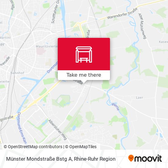 Münster Mondstraße Bstg A map