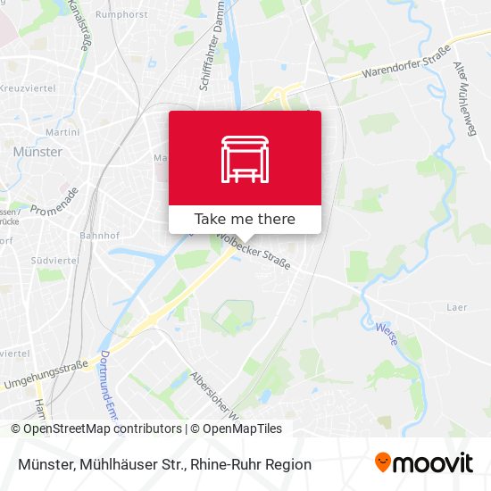 Münster, Mühlhäuser Str. map
