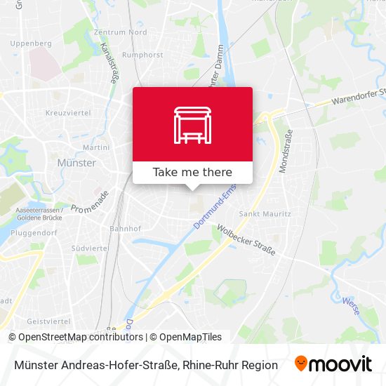 Münster Andreas-Hofer-Straße map