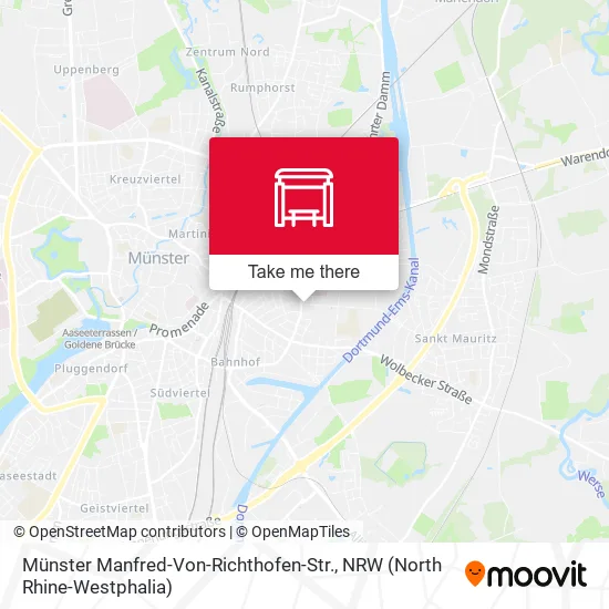 Карта Münster Manfred-Von-Richthofen-Str.