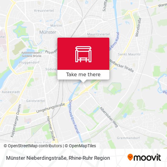 Münster Nieberdingstraße map