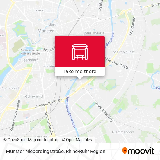 Карта Münster Nieberdingstraße