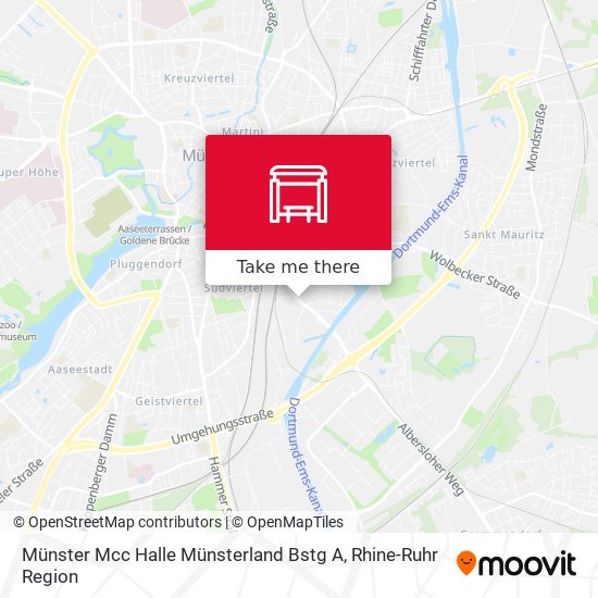 Münster Mcc Halle Münsterland Bstg A map