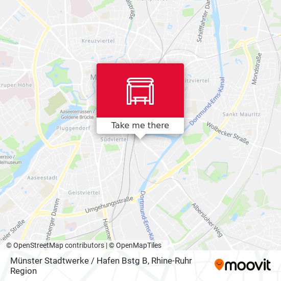 Münster Stadtwerke / Hafen Bstg B map