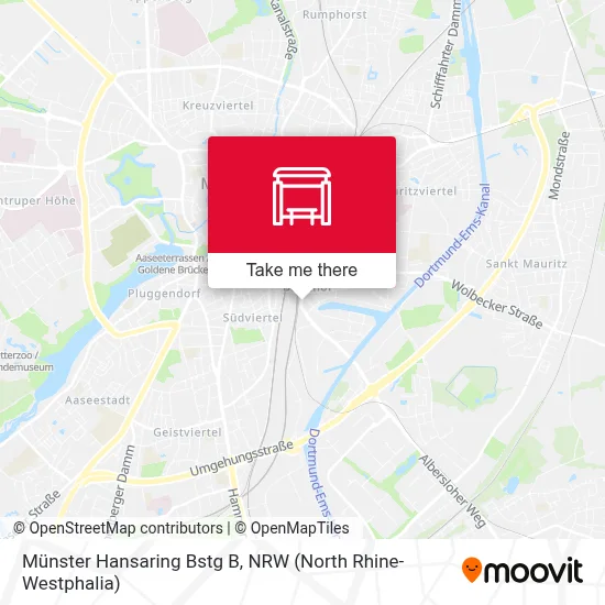 Münster Hansaring Bstg B map
