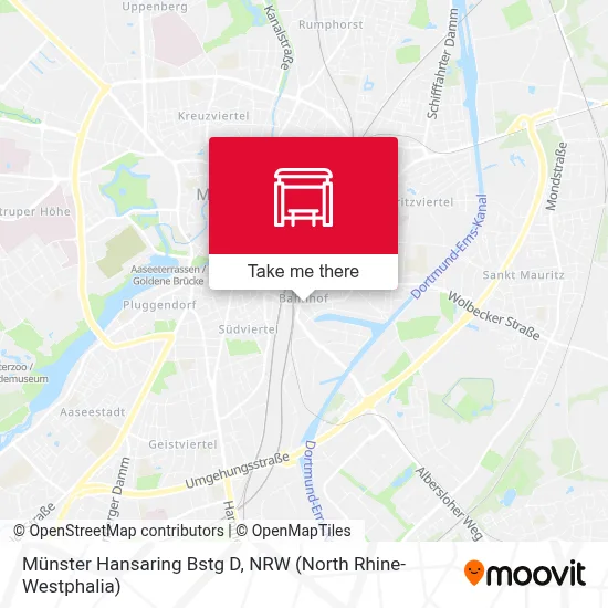 Münster Hansaring Bstg D map