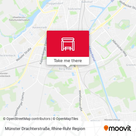 Münster Drachterstraße map