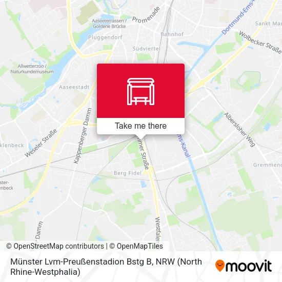 Карта Münster Lvm-Preußenstadion Bstg B
