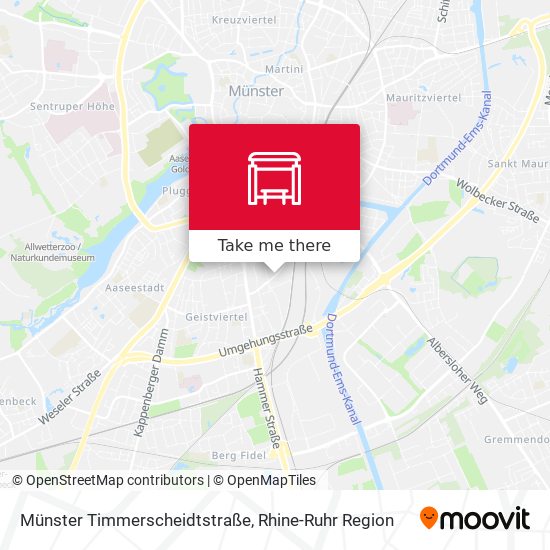 Münster Timmerscheidtstraße map