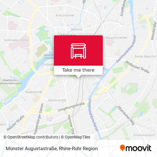 Münster Augustastraße map