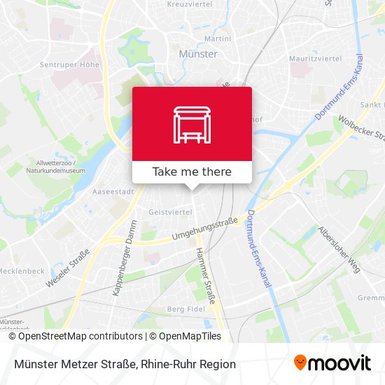 Münster Metzer Straße map