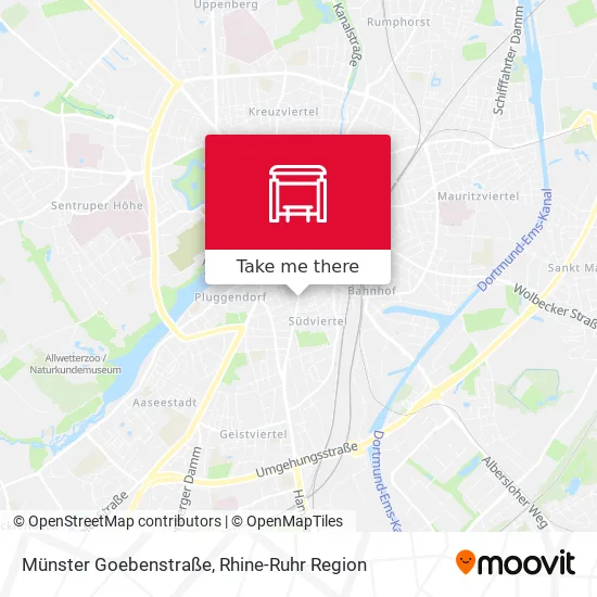 Карта Münster Goebenstraße
