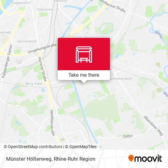 Münster Höltenweg map