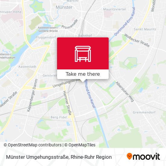 Münster Umgehungsstraße map