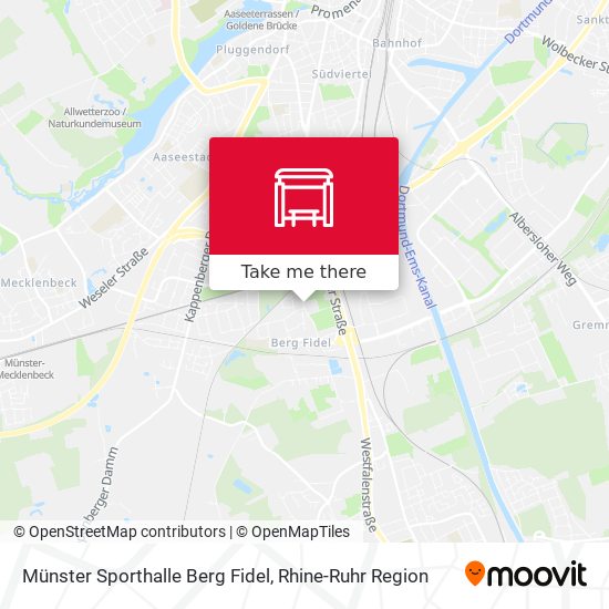Münster Sporthalle Berg Fidel map
