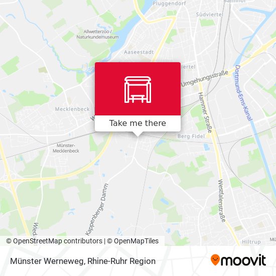 Münster Werneweg map