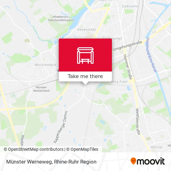 Карта Münster Werneweg
