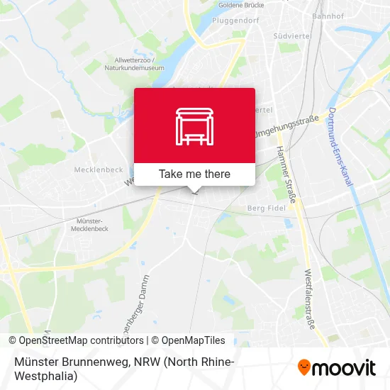 Münster Brunnenweg map
