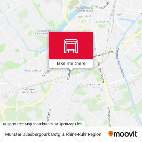 Карта Münster Düesbergpark Bstg B