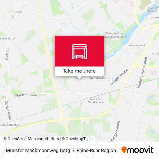 Карта Münster Meckmannweg Bstg B