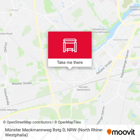 Münster Meckmannweg Bstg D map