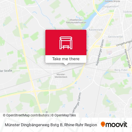Münster Dingbängerweg Bstg B map