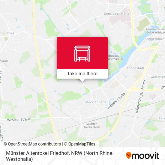Münster Altenroxel Friedhof map