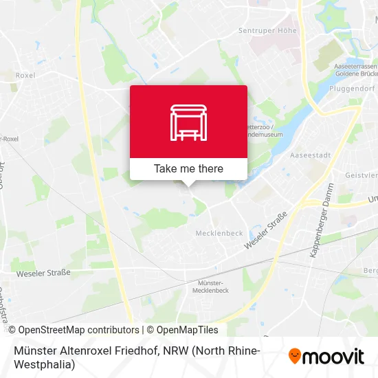 Münster Altenroxel Friedhof map