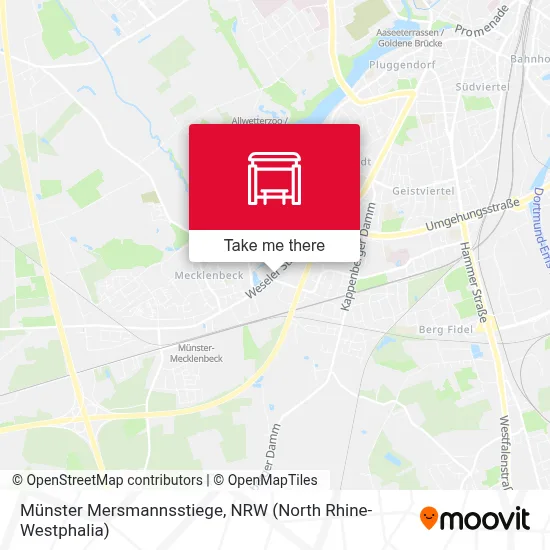 Münster Mersmannsstiege map