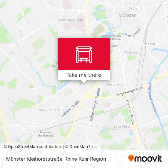 Карта Münster Kleihorststraße