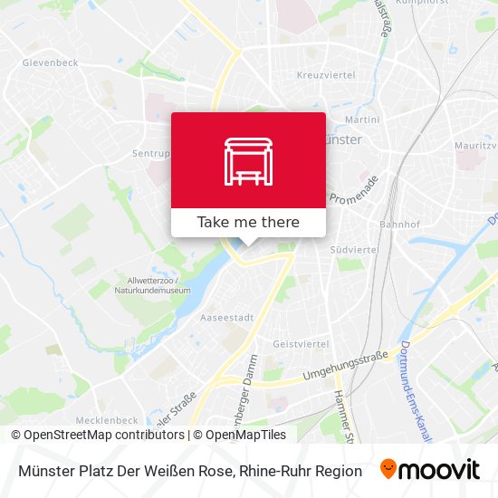 Münster Platz Der Weißen Rose map