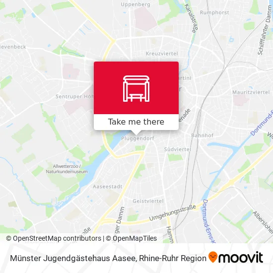 Карта Münster Jugendgästehaus Aasee