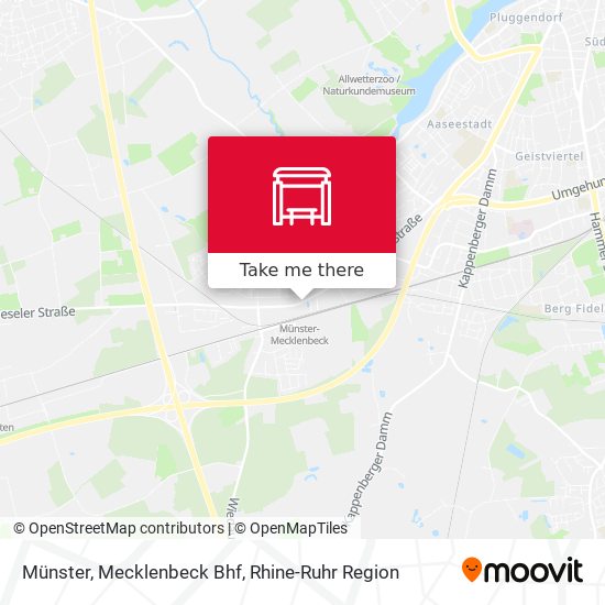 Münster, Mecklenbeck Bhf map