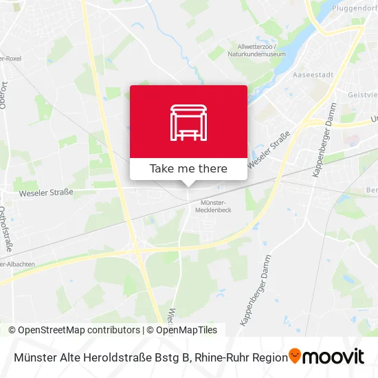 Карта Münster Alte Heroldstraße Bstg B