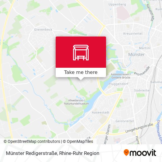 Карта Münster Redigerstraße
