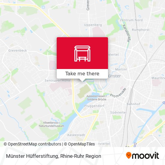 Münster Hüfferstiftung map