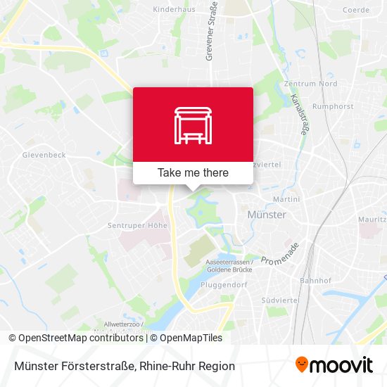 Münster Försterstraße map