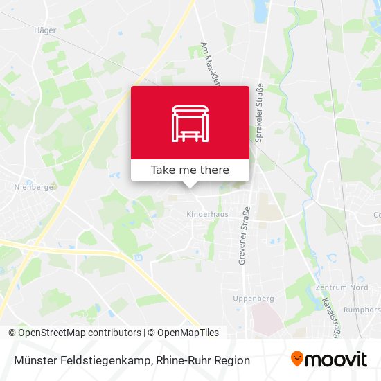 Münster Feldstiegenkamp map
