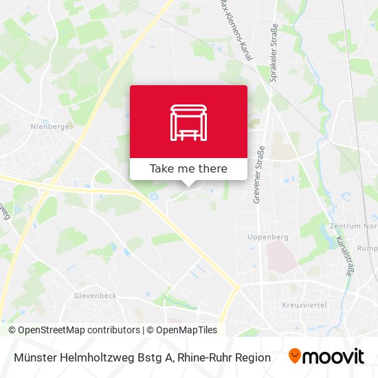 Münster Helmholtzweg Bstg A map