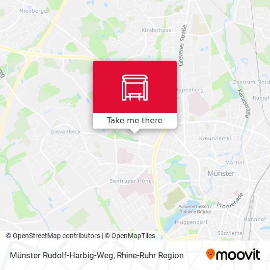 Münster Rudolf-Harbig-Weg map
