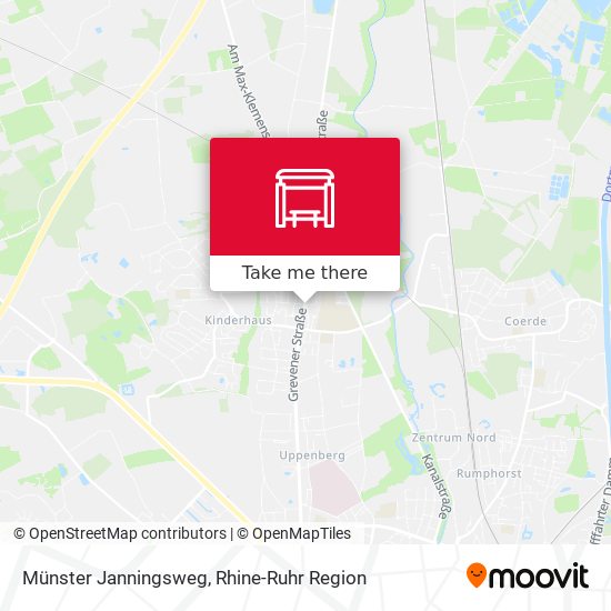 Münster Janningsweg map