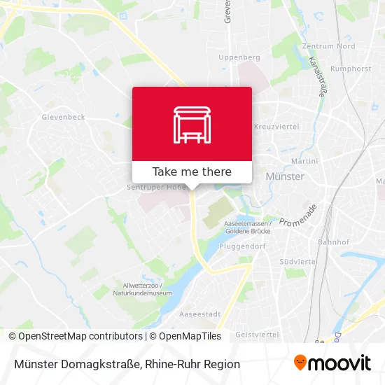 Карта Münster Domagkstraße