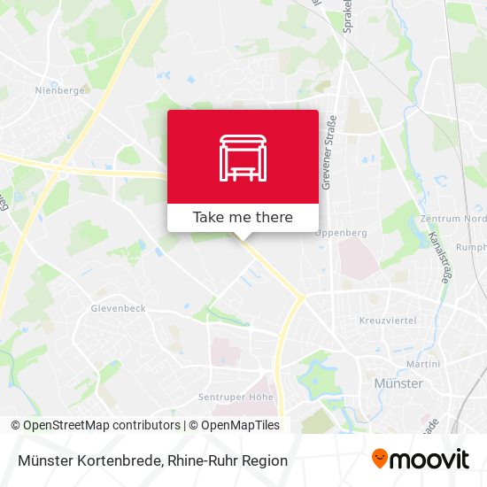 Карта Münster Kortenbrede