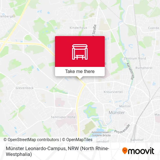 Карта Münster Leonardo-Campus