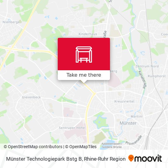 Münster Technologiepark Bstg B map