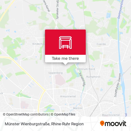 Münster Wienburgstraße map