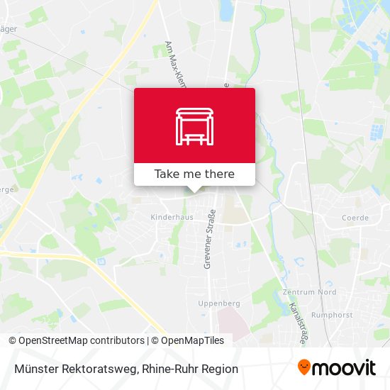 Münster Rektoratsweg map
