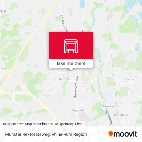 Карта Münster Rektoratsweg